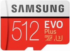 Карта памяти 512GB Samsung MB-MC512HA/RU microSDXC EVO Plus UHS-I U3 Class 10 RTL