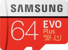 Карта памяти 64GB Samsung MB-MC64HA/RU microSDXC Samsung EVO Plus UHS-I U1 Class 10 RTL