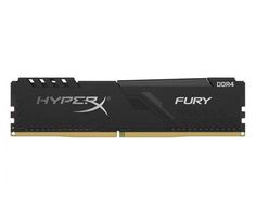 Модуль памяти DDR4 8GB (2*4GB) HyperX HX426C16FB3K2/8 Fury black PC4-21300 2666MHz CL16 288-Pin XMP радиатор 1.2V