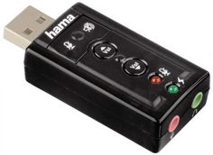 Звуковая карта USB 2.0 HAMA H-51620