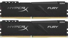 Модуль памяти DDR4 32GB (2*16GB) HyperX HX430C16FB4K2/32 Fury black 3000MHz CL16 1.35V 1R 16Gbit