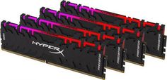 Модуль памяти DDR4 32GB (4*8GB) HyperX HX430C15PB3AK4/32 XMP Predator RGB, PC24000, 3000Mhz, CL15, retail