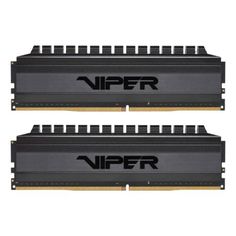 Модуль памяти DDR4 8GB (2*4GB) Patriot Memory PVB48G320C6K Viper 4 Blackout PC4-25600 3200MHz CL16 288-pin XMP радиатор 1.35V RTL Патриот
