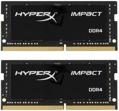 Модуль памяти SODIMM DDR4 16GB (2*8GB) HyperX HX426S15IB2K2/16 Impact PC4-21300 2666MHz CL15 260-Pin 1.2V XMP