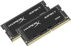 Модуль памяти SODIMM DDR4 32GB (2*16GB) HyperX HX426S15IB2K2/32 Impact PC4-21300 2666MHz CL15 1.2V DR XMP RTL