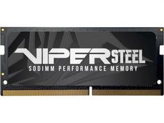 Модуль памяти SODIMM DDR4 16GB Patriot Memory PVS416G240C5S Viper STEEL 2400MHz CL15 1.25В Патриот