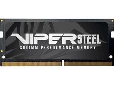 Модуль памяти SODIMM DDR4 16GB Patriot Memory PVS416G266C8S Viper Steel 2666MHz PC4-21300 CL18 1.2В Патриот