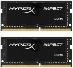 Модуль памяти SODIMM DDR4 32GB (2*16GB) HyperX HX429S17IBK2/32 Impact PC4-23400 2933MHz CL17 260-Pin 1.2V XMP