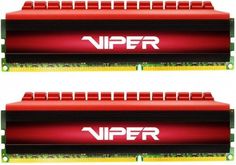 Модуль памяти DDR4 16GB (2*8GB) Patriot Memory PV416G373C7K Viper 4 PC4-29800 3733MHz CL17 288-pin 1.35V XMP Радиатор Патриот