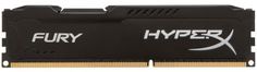 Модуль памяти DDR3 4GB HyperX HX316C10FB/4 Fury black PC3-12800 1600MHz CL10 1.5V Радиатор RTL