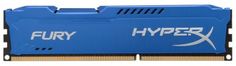 Модуль памяти DDR3 4GB HyperX HX316C10F/4 Fury Blue PC3-12800 1600MHz CL10 1.5V Радиатор RTL