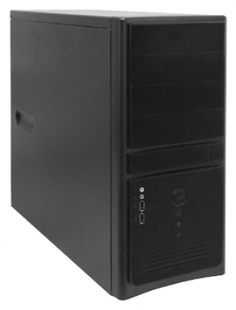 Корпус ATX In Win EC021BL 6101058 черный 450W (USB 2.0x2, Audio),