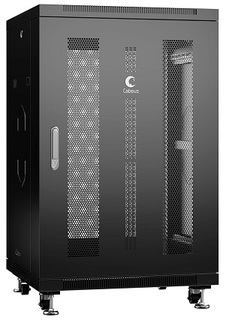 Шкаф напольный 19&quot;, 18U Cabeus ND-05C-18U60/80-BK