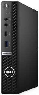 Компьютер Dell Optiplex 7080 Micro i7 10700/8GB/256GB SSD/UHDG 630/Win10Pro/GBitEth/WiFi/BT/180W/клавиатура/мышь/черный