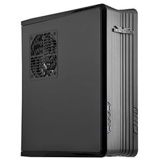 Корпус mini-ITX SilverStone RVZ01-E SST-RVZ01B-E черный, без БП, 2*USB 3.0, audio