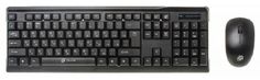 Клавиатура и мышь Oklick 230M клав:черный мышь:черный USB беспроводная