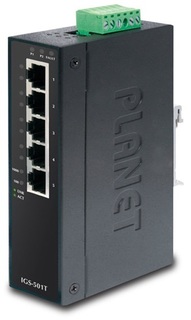 Коммутатор промышленный неуправляемый Planet IGS-501T