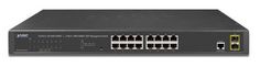 Коммутатор управляемый Planet GS-4210-16T2S