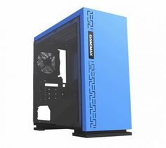 Корпус mATX GameMax H605 EXPEDITION BL синий, без БП, с окном, USB 3.0, 2*USB 2.0,