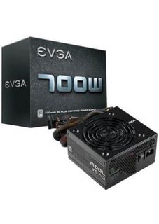 Блок питания ATX EVGA 700 W1 100-W1-0700-K2 700W, active PFC, 80+ WHITE, 120mm fan RTL