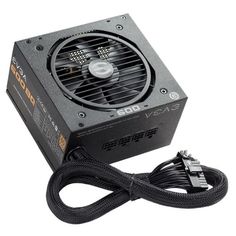 Блок питания ATX EVGA 600 BQ 110-BQ-0600-K2 600W, active PFC, 80+ Bronze, 120mm fan, semi modular RTL