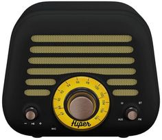Портативная акустика HIPER RETRO L Black H-OT5