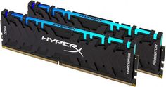 Модуль памяти DDR4 64GB (2*32GB) HyperX HX432C16PB3AK2/64 Predator RGB 3200MHz CL16 2R 16Gbit 1.35V