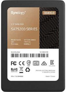 Накопитель SSD 2.5&#039;&#039; Synology SAT5200 3.84Tb, R530/W500Mb/s, IOPS 98K/58K, MTBF 1,5M