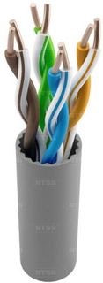 Кабель витая пара U/UTP 5e кат. 4 пары NTSS NTSS-IN-UTP4-5е-Cu-PVC-GY