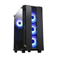 Корпус ATX Chieftec Hunter GS-01B-OP черный, без БП, боковая панель из закаленного стекла, 2*USB 3.0, USB 2.0, audio