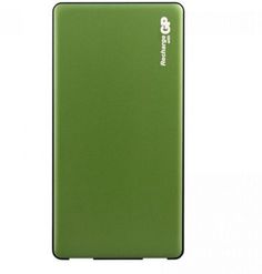 Аккумулятор внешний универсальный GP MP05 Li-Pol 5000mAh 2.1A+2.1A зеленый 2xUSB