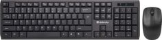 Клавиатура и мышь Wireless Defender Harvard C-945 Nano 45945 black, USB, 1600 dpi