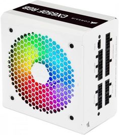 Блок питания ATX Corsair CX650F RGB White CP-9020226-EU 650W, 80 Plus Bronze, fully modular, 120mm fan