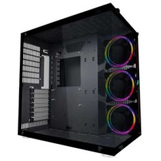Корпус ATX 1STPLAYER STEAM PUNK SP8 SP8-G3 черный, без БП, окно из закаленного стекла, 2*USB 2.0, USB 3.0, audio