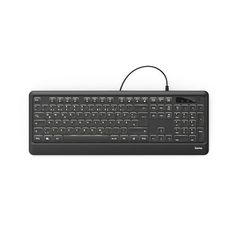 Клавиатура HAMA KC-550 R1182671 USB, LED, черный
