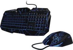 Клавиатура и мышь HAMA uRage Illumination R1113768 клав:черный мышь:черный USB Gamer LED