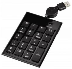 Цифровой блок клавиатуры HAMA SK-140 00050448 USB slim, черный