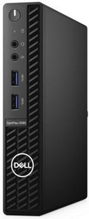 Компьютер Dell Optiplex 3080 MFF i3-10100T/8GB/512GB SSD/UHD 630/keyb+mice/no wireless/Linux/VGA