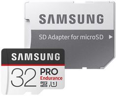 Карта памяти 32GB Samsung MB-MJ32GA/RU PRO Endurancе microSDHC Class 10, UHS-I U1 (SD адаптер) 30MB/s,100MB/s