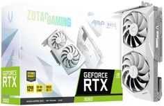 Видеокарта PCI-E Zotac GeForce RTX 3060 AMP White Edition (ZT-A30600F-10P) 12GB GDDR6 192bit 8nm 1320/15000MHz HDMI/3*DP RTL