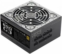 Блок питания ATX EVGA SuperNOVA 650 G3 220-G3-0650-Y2 650W, 80Plus Gold, 130mm fan