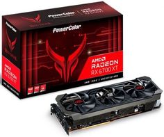 Видеокарта PCI-E PowerColor Radeon RX 6700 XT Red Devil (AXRX 6700XT 12GBD6-3DHE/OC) 12GB GDDR6 192bit 7nm 2418/16000MHz HDMI/3*DP