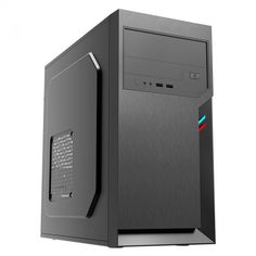 Корпус mATX Foxline FL-702 черный, БП 450W, 2*USB 3.0, audio