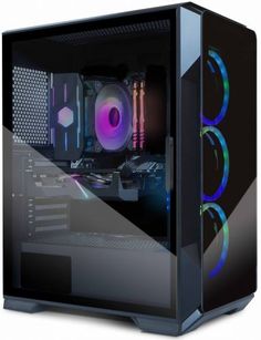 Корпус ATX Eurocase K520 без БП, RGB, USB 3.0