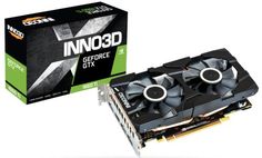 Видеокарта PCI-E Inno3D GeForce GTX 1660 Ti TWIN X2 (N166T2-06D6-1710VA15) 6GB GDDR6 192bit 12nm 1536/12000MHz HDMI/3*DP RTL