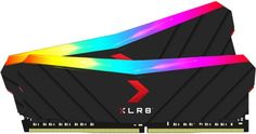 Модуль памяти DDR4 32GB (2*16GB) PNY MD32GK2D4320016XRGB XLR8 Gaming EPIC-X RGB PC4-25600 3200MHz CL16 1.35V RTL