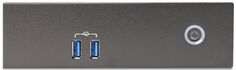 Неттоп Aopen DE5500 (91.DEK00.E1A0) i5-7287U, 128GB SSD M2, 4GB*2 Iris Plus Graphics 650, без ОС, черный