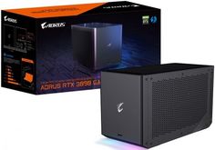 Видеокарта внешняя GIGABYTE GeForce RTX 3090 GAMING BOX (GV-N3090IXEB-24GD) 24GB GDDR6X 384bit 8nm 1395/19500MHz 2*HDMI/3*DP СЖО встроенный БП и RGB п