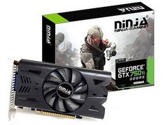 Видеокарта PCI-E Sinotex GeForce GTX 750 Ti NH75TI045F 4GB GDDR5 128bit 28nm 1020/5400MHz HDMI/D-Sub/DVI-D RTL