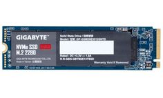 Накопитель SSD M.2 2280 GIGABYTE GP-GSM2NE3512GNTD 512GB PCI-E 3.0 x4, NVMe 1.3 1700/1550MB/s IOPS 270K/340K MTBF 1.5M